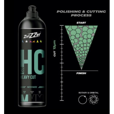 ZVIZZER MASSA POLIR HC 1500 HEAVY CUT, 750ML