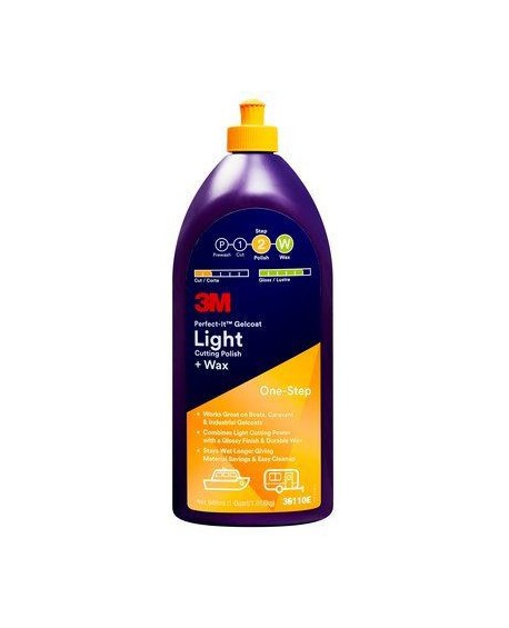 3M Perfect-It Polimento de Corte Leve para Revestimentos em Gel + Cera