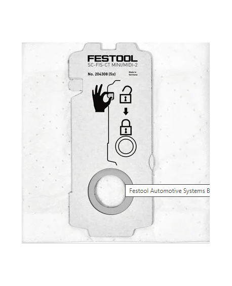 Festool Automotive Systems Bolsa filtrante SELFCLEAN SC-FIS-CT 26/5