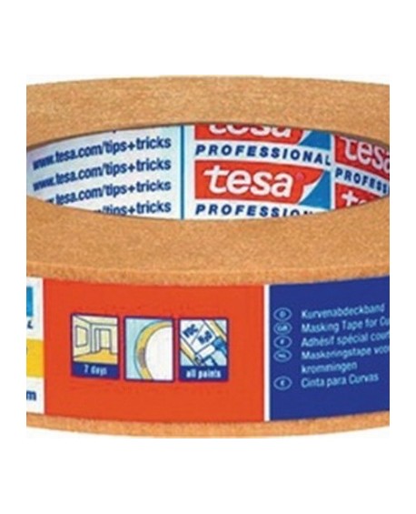 TESA® Fita de pintura crepada para Curvas