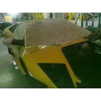 LGA e ASB cooperaram na reparação de Lamborghini Amarelo